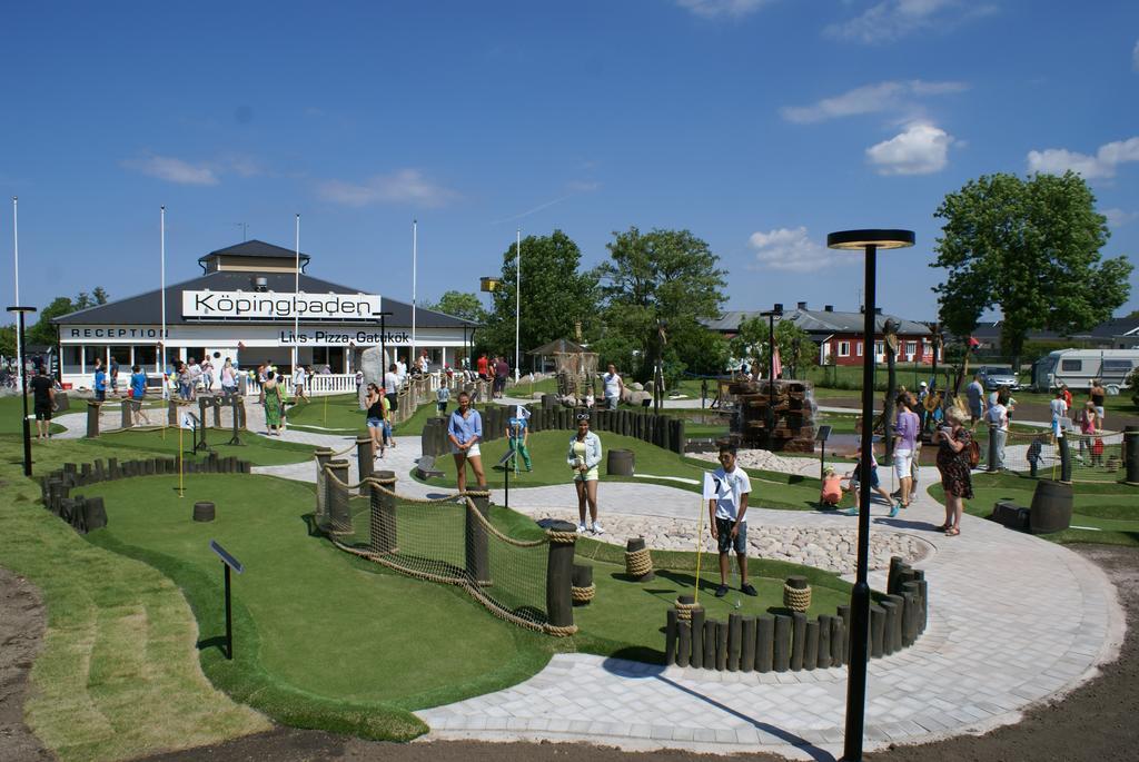 Koepingbaden Camping & Stugor Köpingsvik Esterno foto